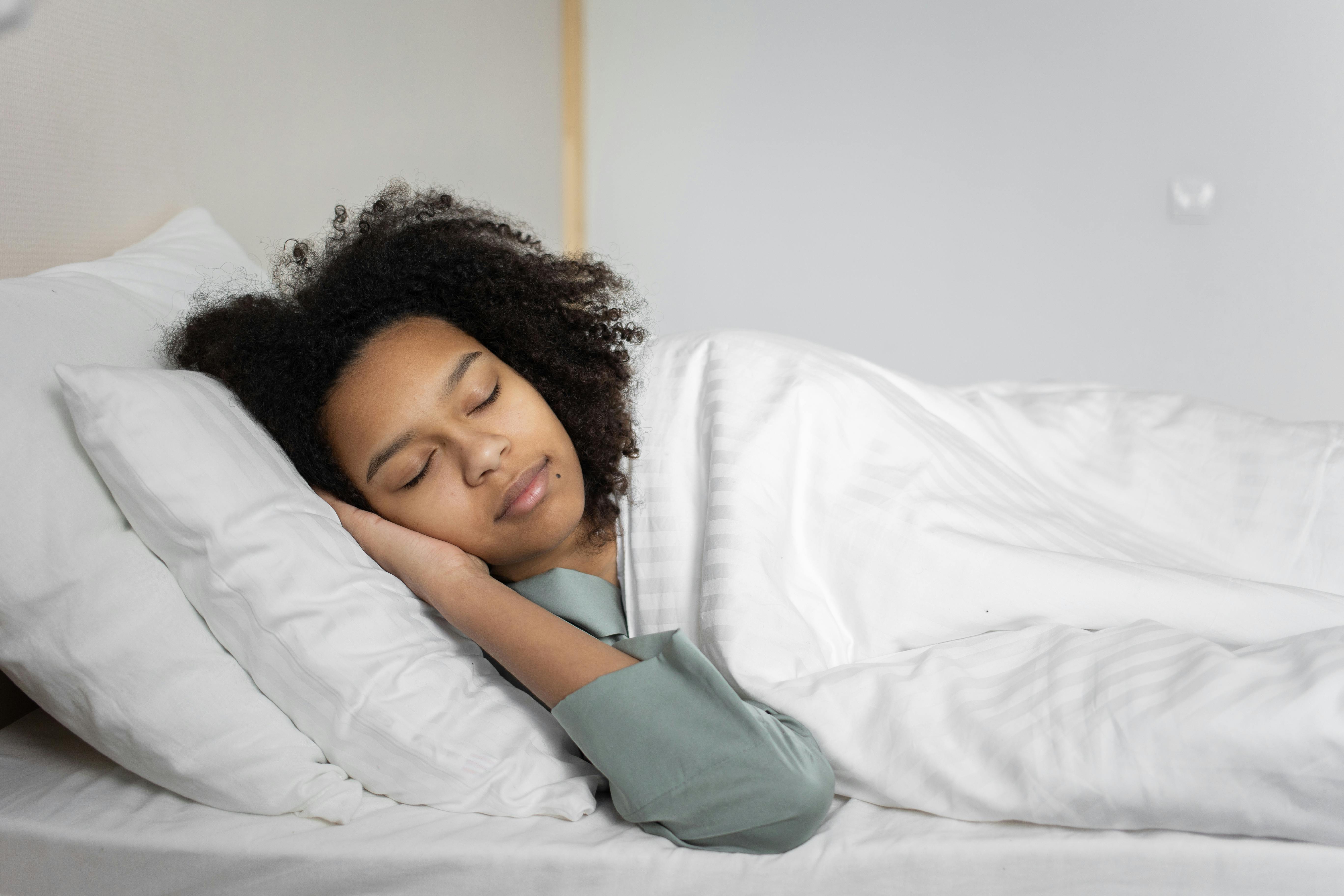A person sleeping
